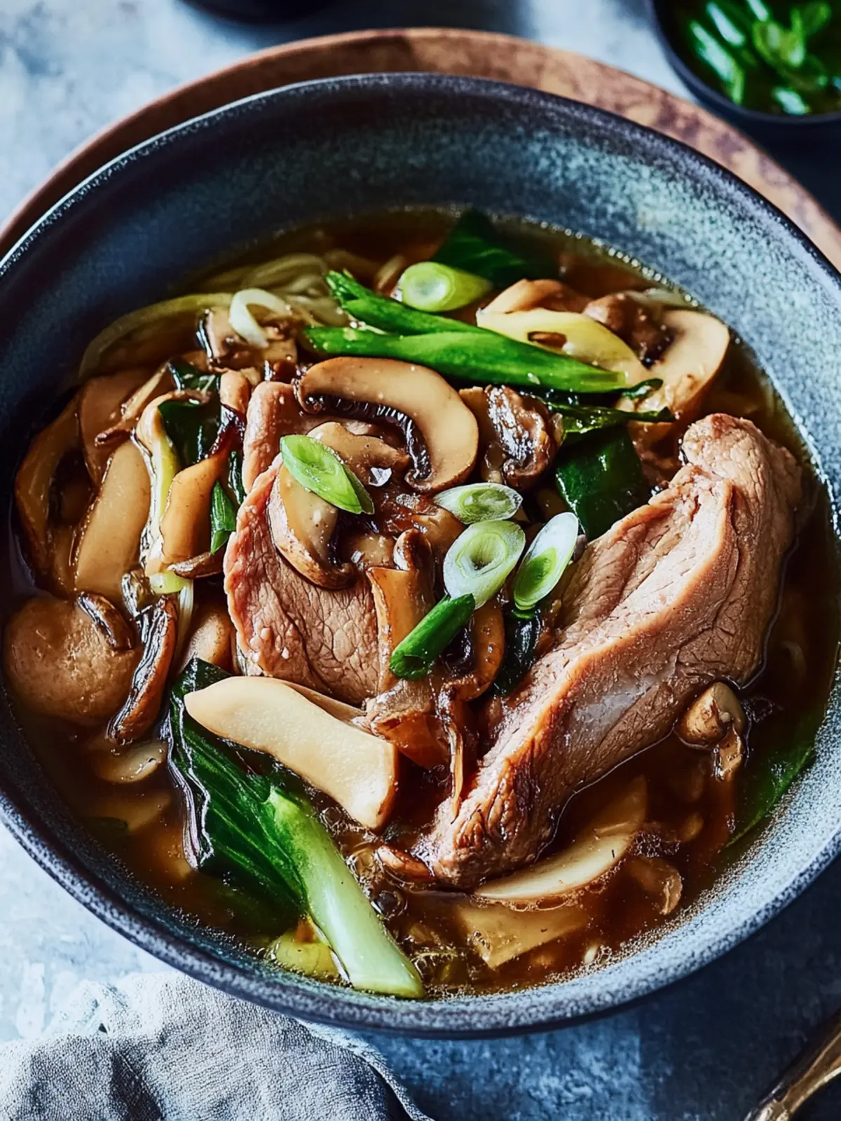 Savory Soy Pork with Mushrooms for Cozy Nights In 4 Soy pork with mushrooms