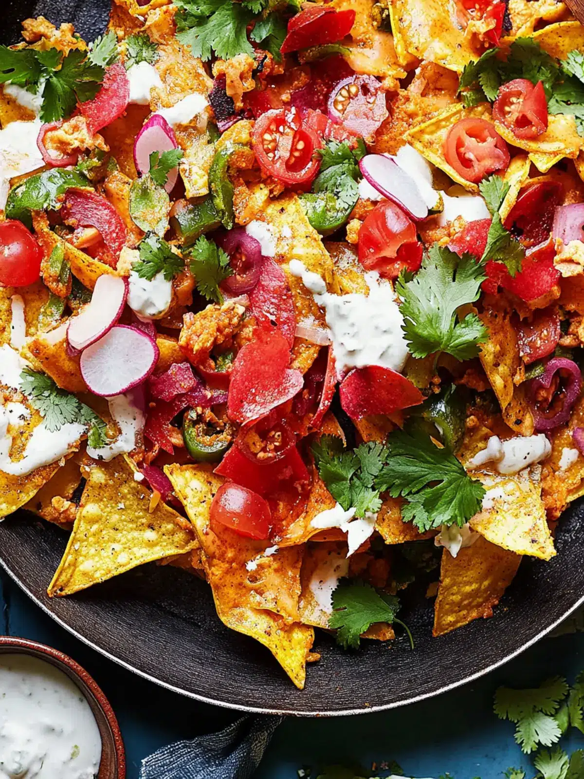 Festive Curried Nachos: A Flavor-Packed Party Delight 4 Festive curried nachos