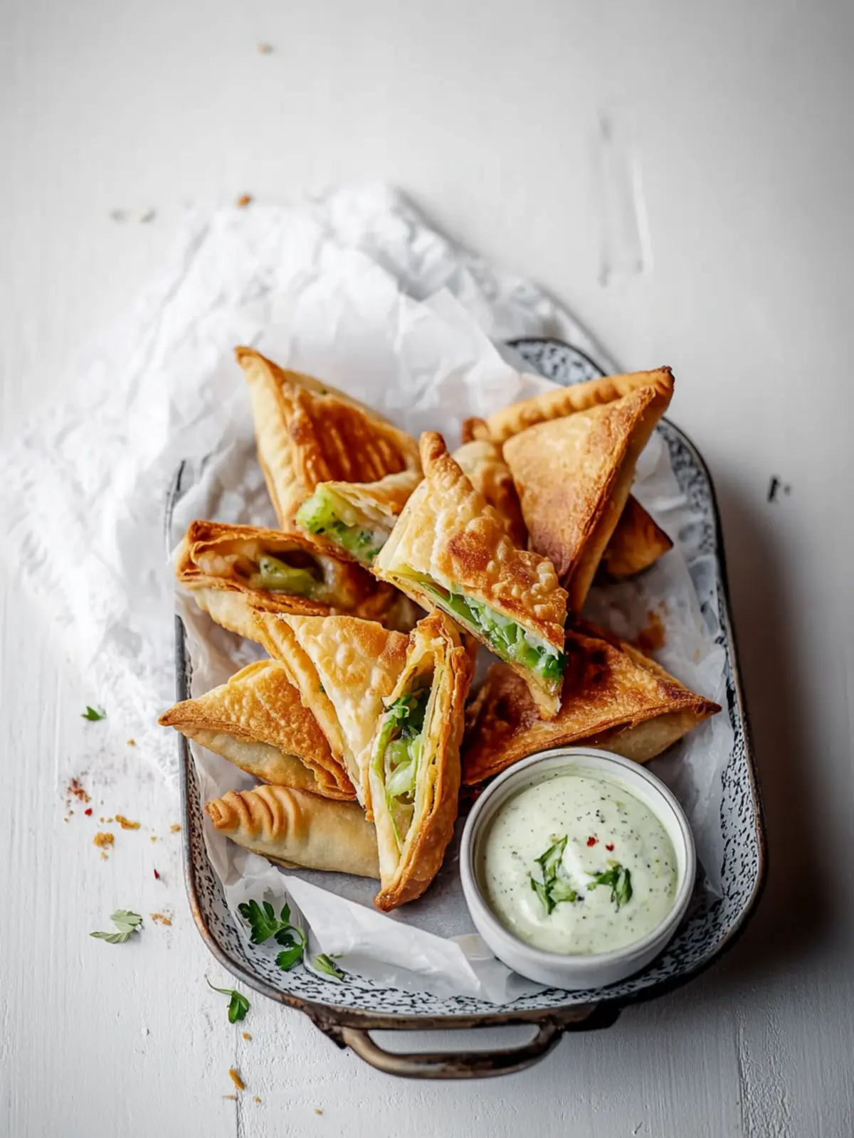 Samosa Jaffle Magic: Crispy Splendor in Every Bite 3 Samosa Jaffle