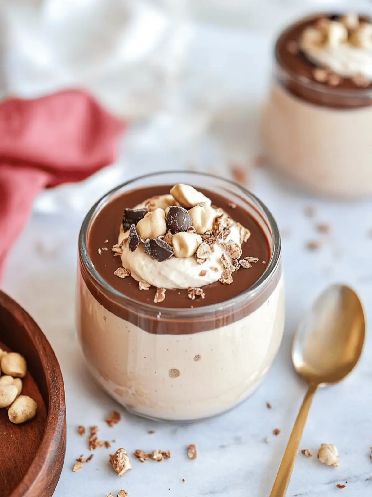 Delicious Peanut Butter Mousse Yogurt Bowl Guilt-Free Treat 2 peanut butter mousse yogurt bowl
