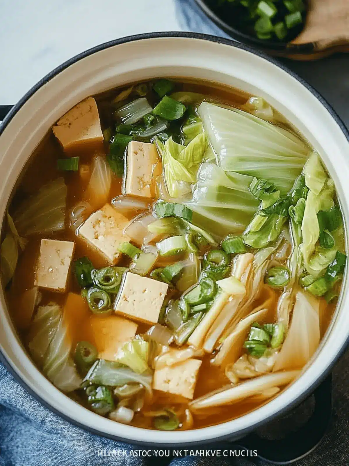 Napa Cabbage Tofu Soup: A Cozy Comfort in Every Sip 2 Napa Cabbage Tofu Soup (