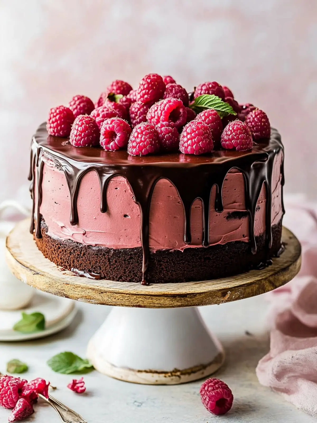 Decadent Chocolate Raspberry Cake to Wow Your Guests 2 Chocolate Raspberry Cake