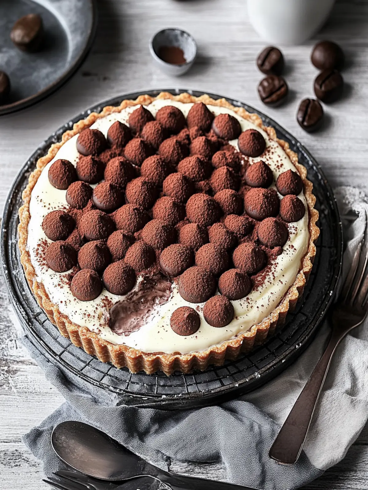 Indulge in Chocolate Coffee Mascarpone Tart Bliss 3 Chocolate Coffee Mascarpone Tart