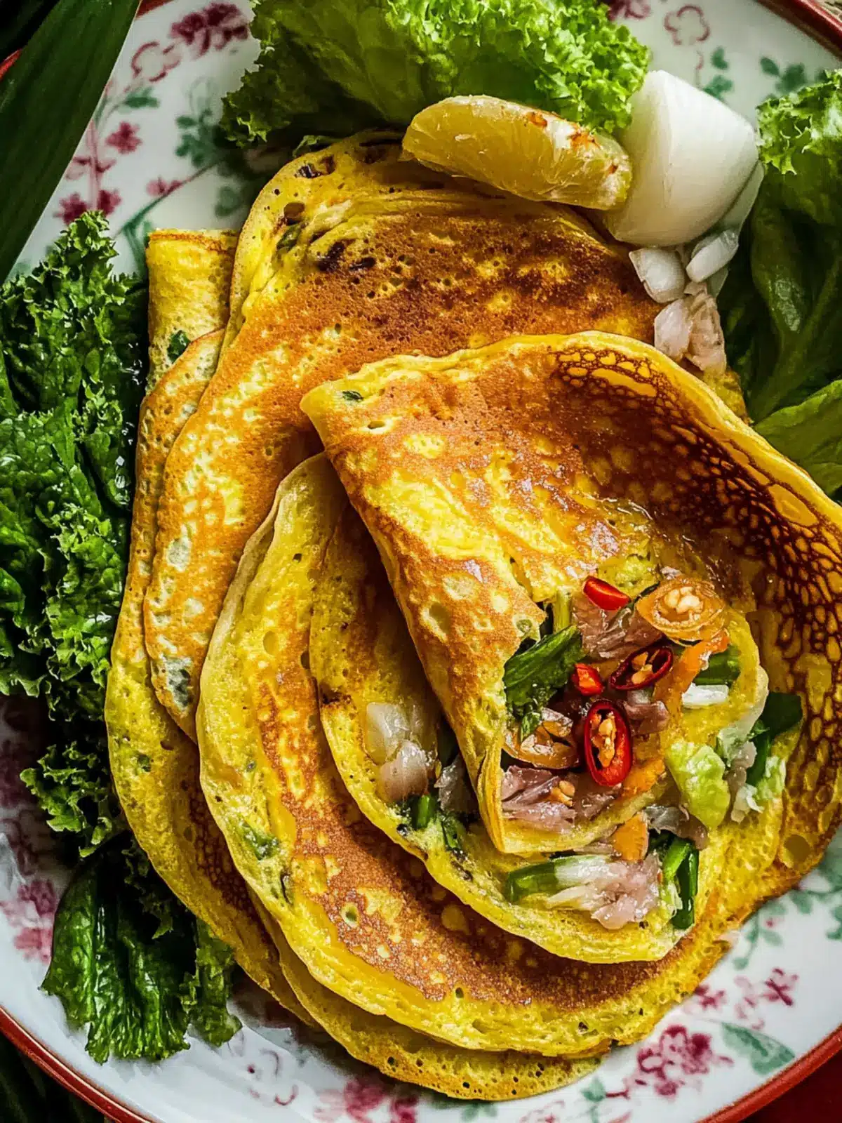 crispy Vietnamese Sizzling Crepes that Impress Every Time 4 Vietnamese Sizzling Crepes