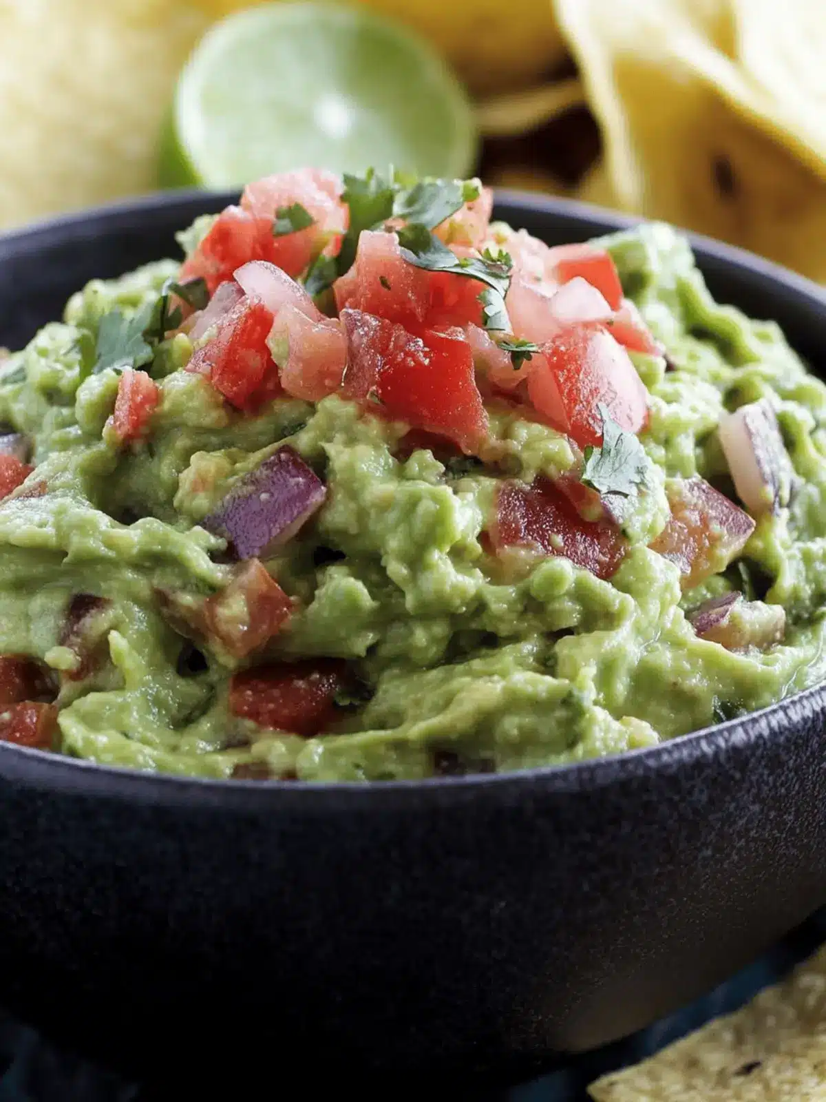 Spicy Chunky Guacamole: Your New Favorite Vegan Dip 3 Spicy Chunky Guacamole