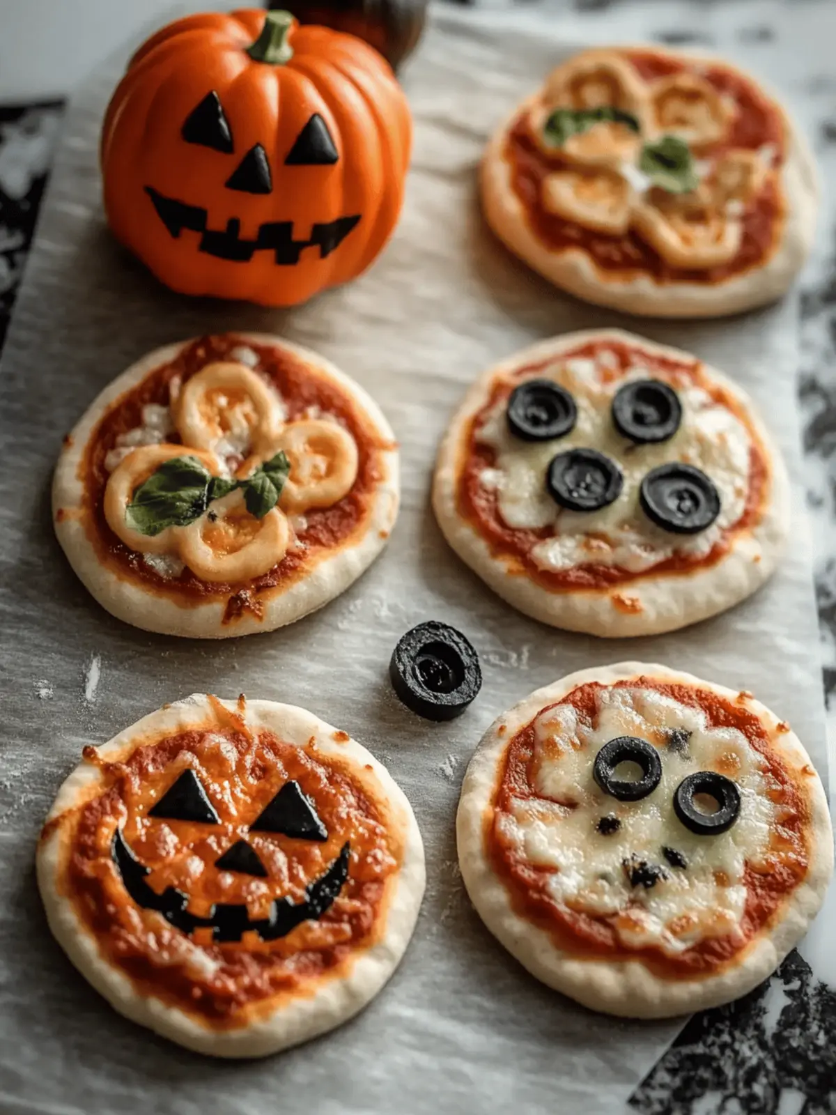 Easy Mini Halloween Pizzas for Spooky Family Fun 3 Easy Mini Halloween Pizzas