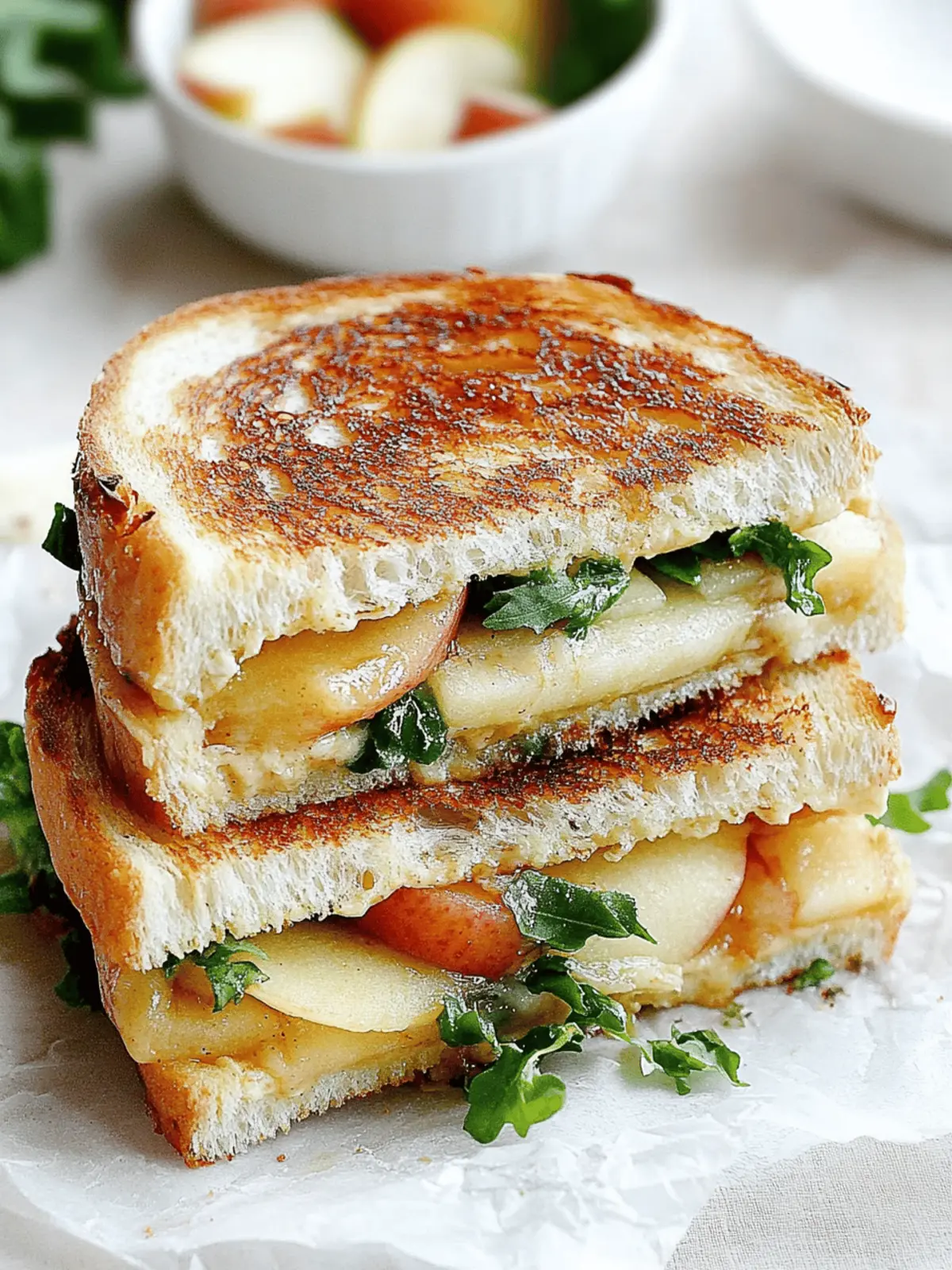 Irresistibly Spicy Apple Cheddar Grilled Cheese Delight 3 Spicy Apple Cheddar Grilled Cheese