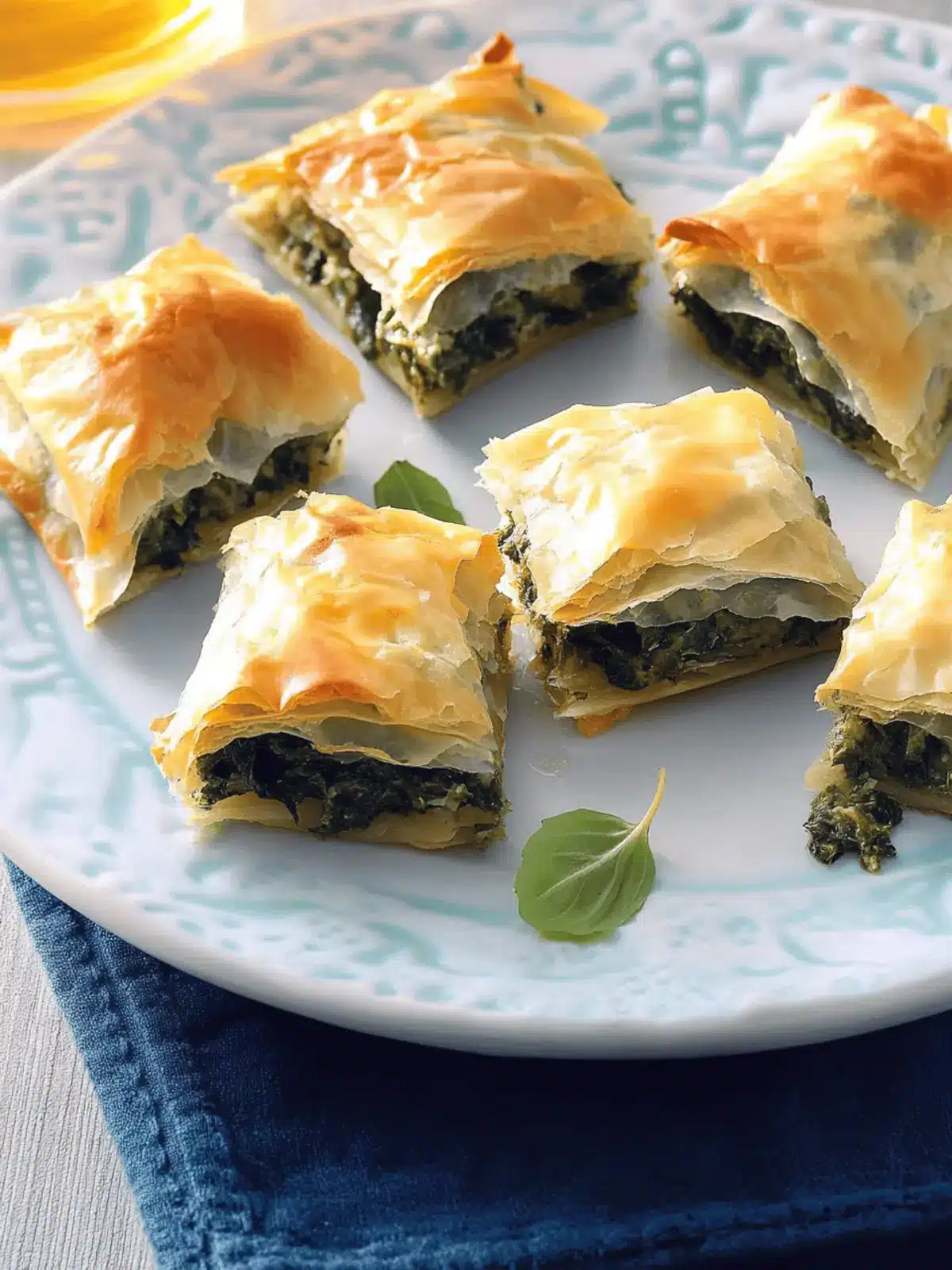 Irresistible Spanakopita Bites: Crunchy Greek Delights! 2 Spanakopita Bites