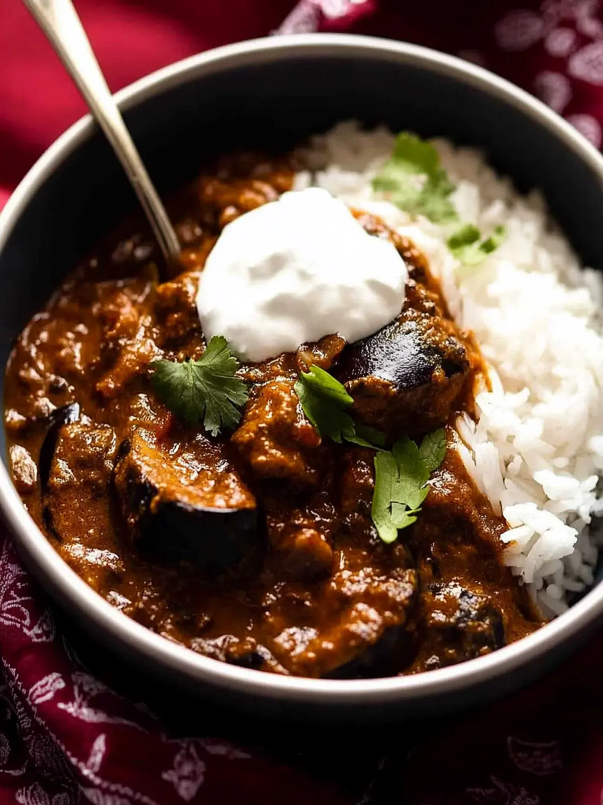 Easy Vegan Eggplant Curry - Bursting with Flavor and Health 4 Eggplant Curry