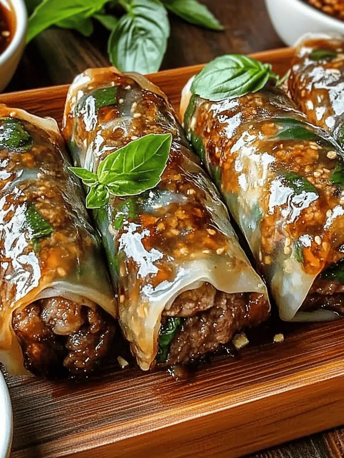 Thai Basil Beef Rolls That Will Spice Up Your Weeknight Dinner 4 Thai Basil Beef Rolls