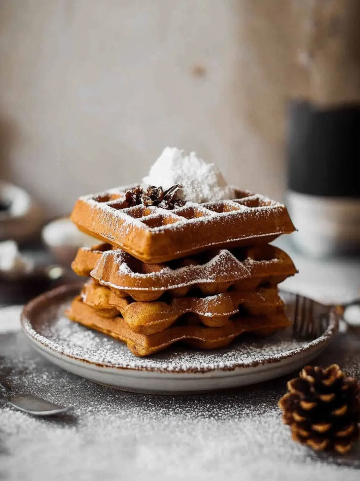 Christmas Morning Gingerbread Waffles That Wow Your Guests 2 Christmas Morning Gingerbread Waffles