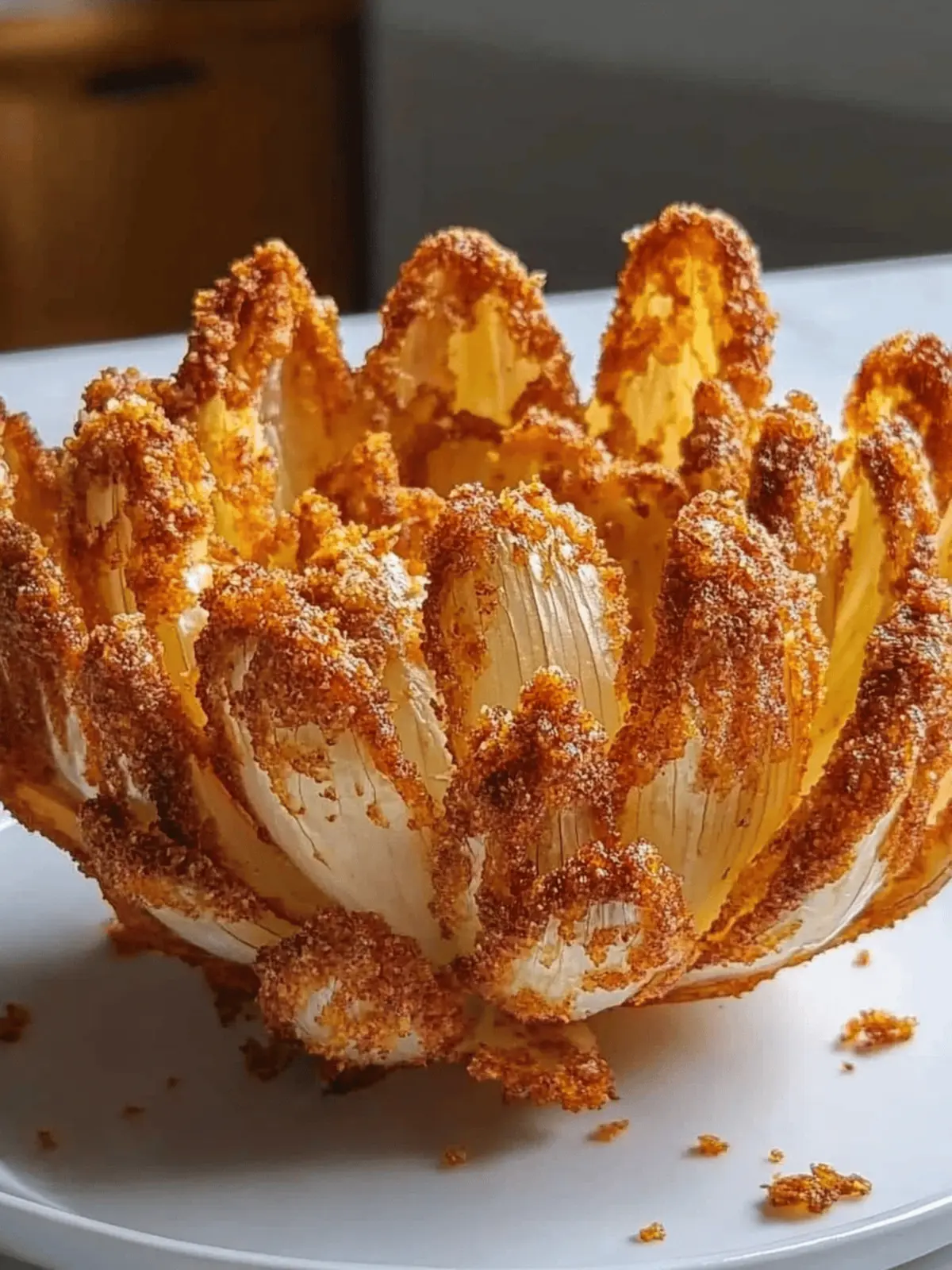 Crispy Air Fryer Blooming Onion That Dares You to Share 2 Crispy Air Fryer Blooming Onion
