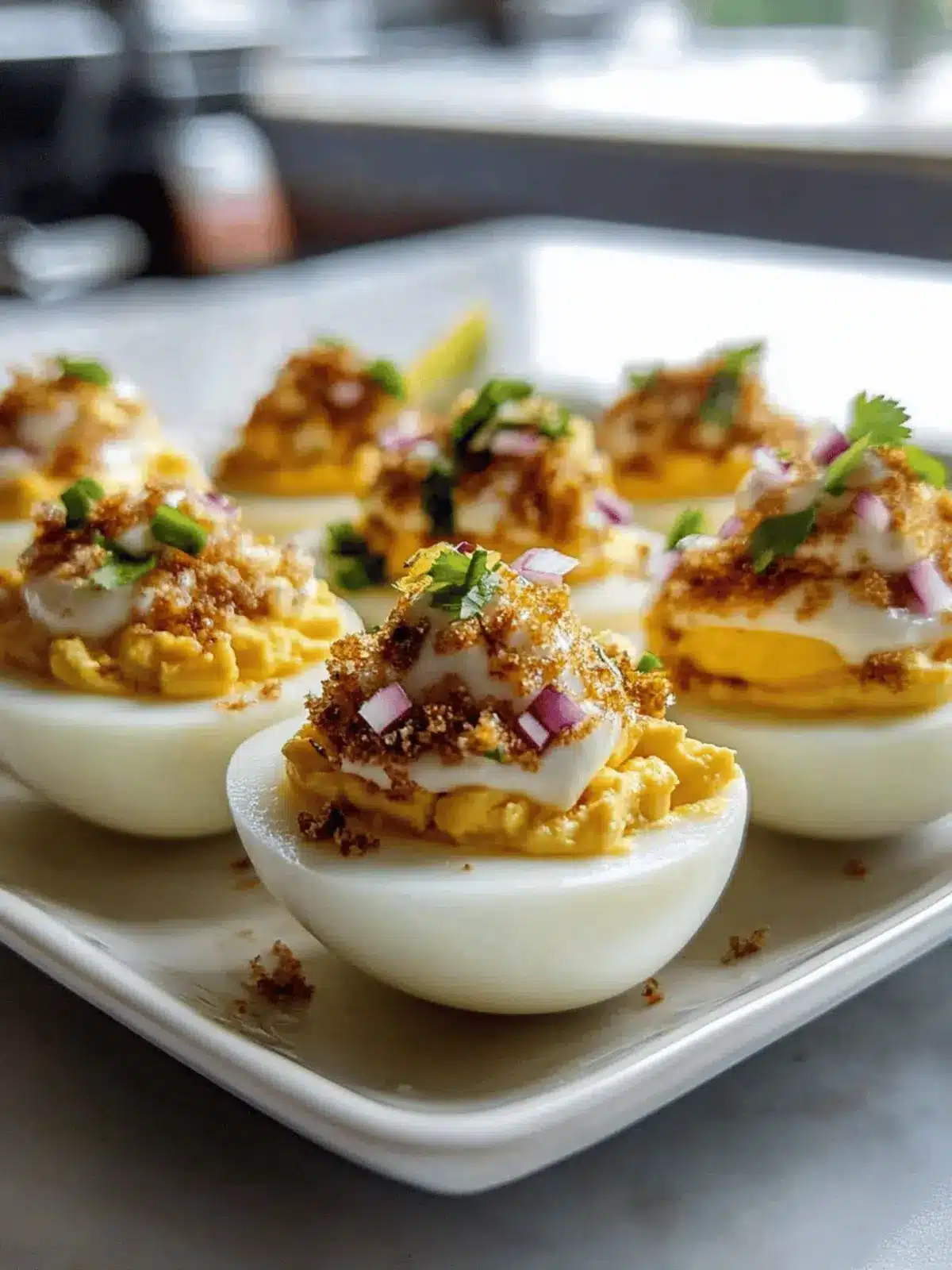Savory Elote Deviled Eggs with a Chipotle Kick 2 Elote Deviled Eggs
