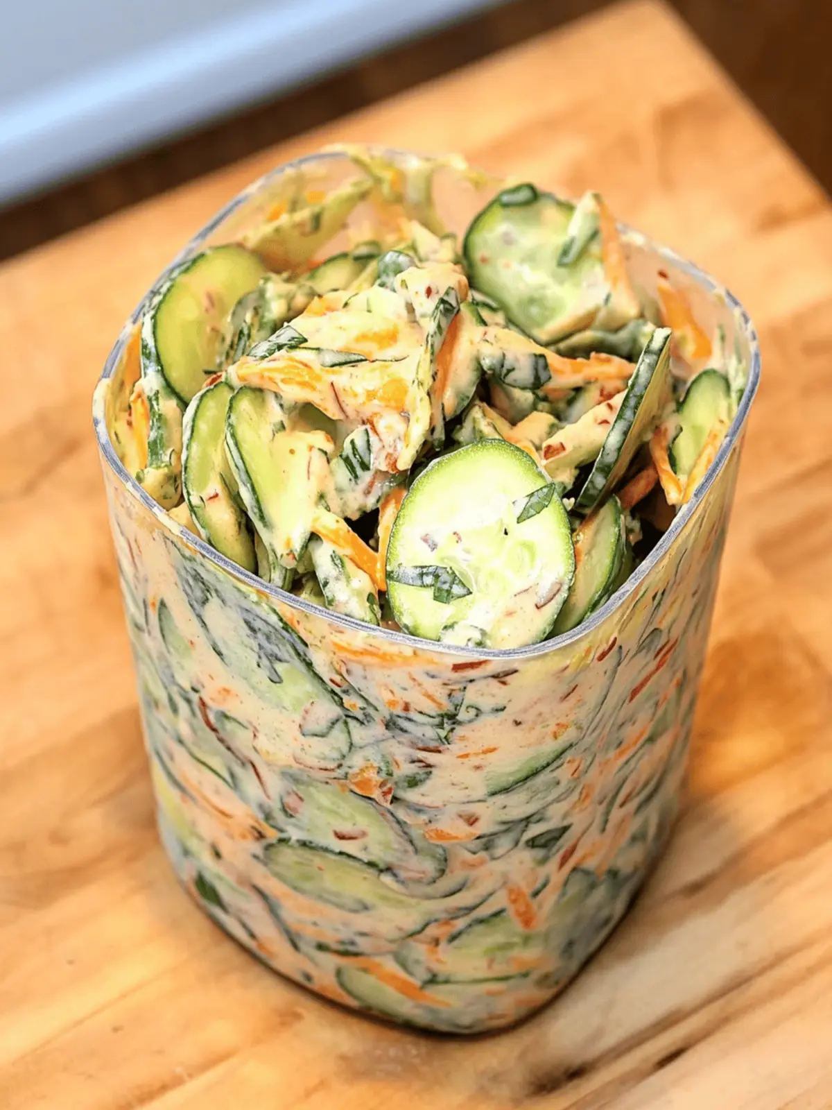 Creamy Asian Cucumber Salad: A Refreshing Vegan Delight 3 Creamy Asian Cucumber Salad
