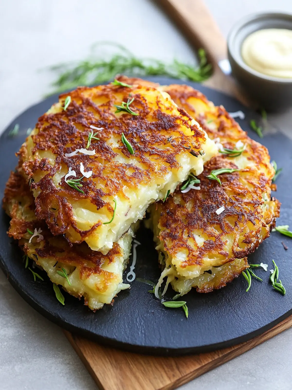 Jarlsberg-Stuffed Potato R ¶sti: Comfort Food Perfected 2 Jarlsberg-stuffed Potato R ¶sti
