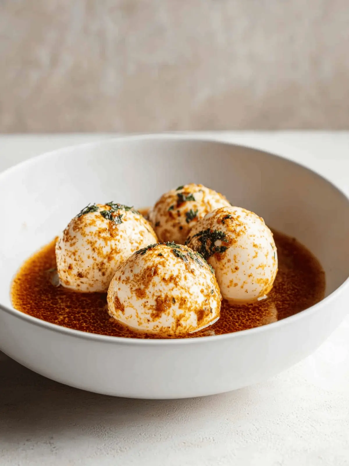 Perfect TikTok Egg Boil: Spicy Sauce and Jammy Eggs Delight 4 TikTok Egg Boil