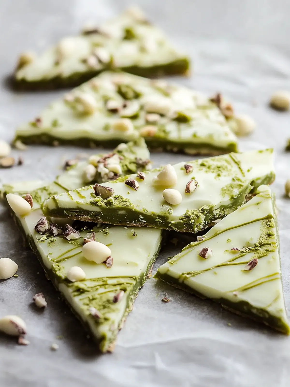 Delicious Matcha White Chocolate Crunch Bark You ll Love 2 Matcha White Chocolate Crunch Bark