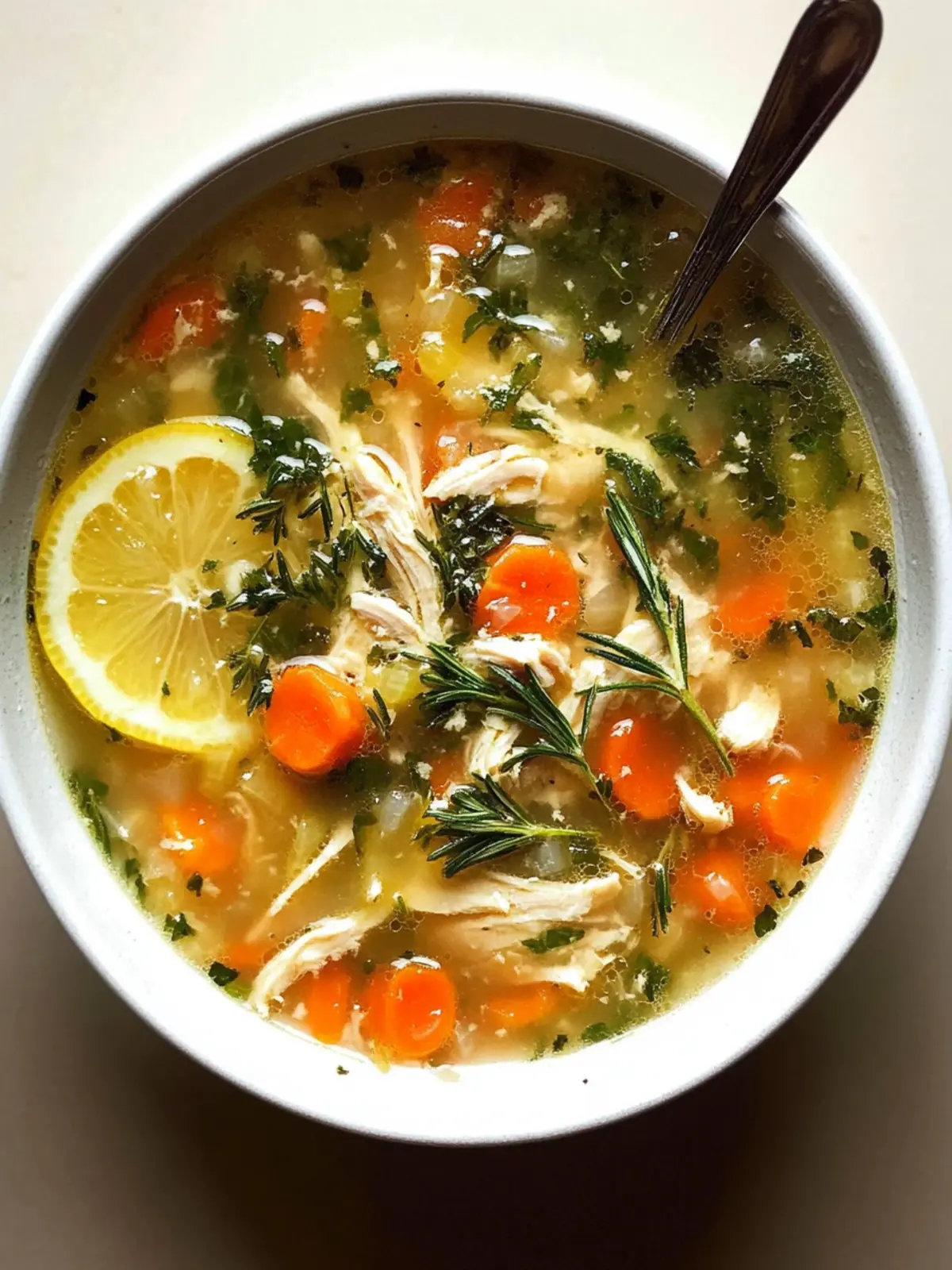 Revitalize Dinner with Zesty Lemon Rosemary Chicken Soup 3 Lemon Rosemary Chicken Soup