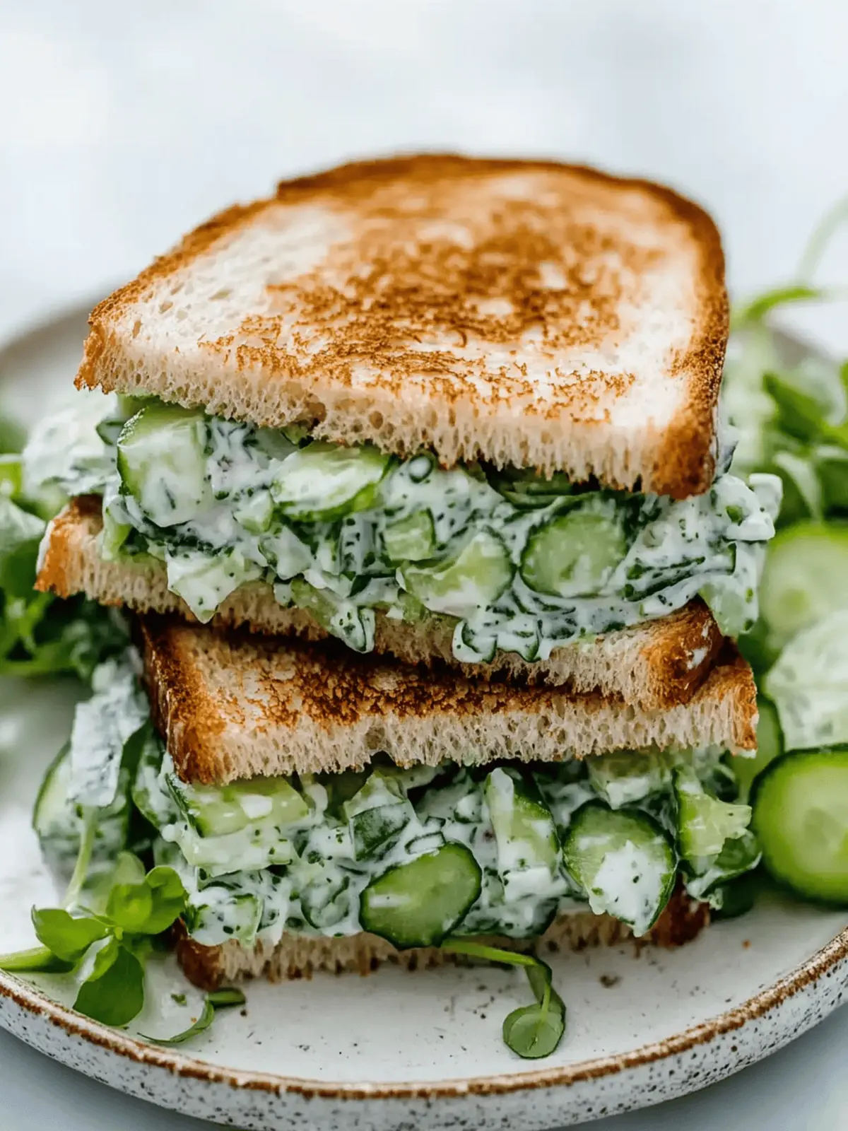 Refreshing Easy Cucumber Salad Sandwiches for a Light Lunch 2 Refreshing Easy Cucumber Salad Sandwiches for a Light Lunch