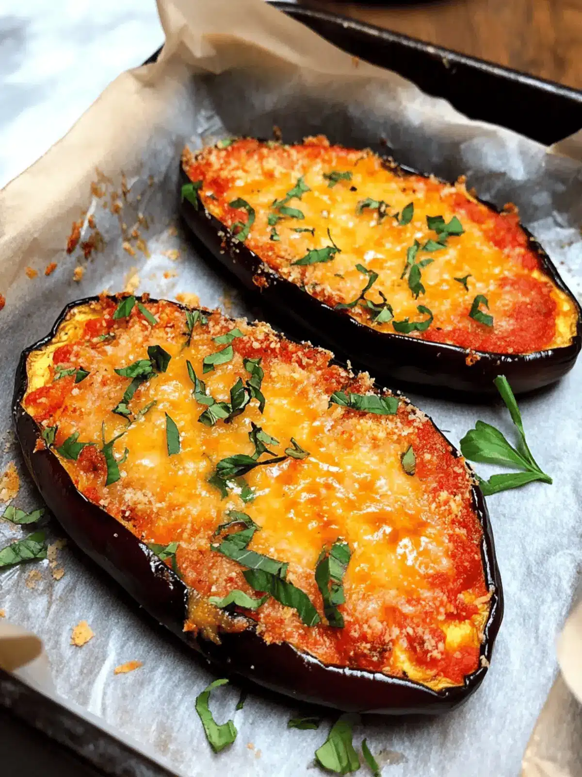 Flavor-Packed Vegan Stuffed Eggplant Parmesan You ll Love 3 Vegan Stuffed Eggplant Parmesan