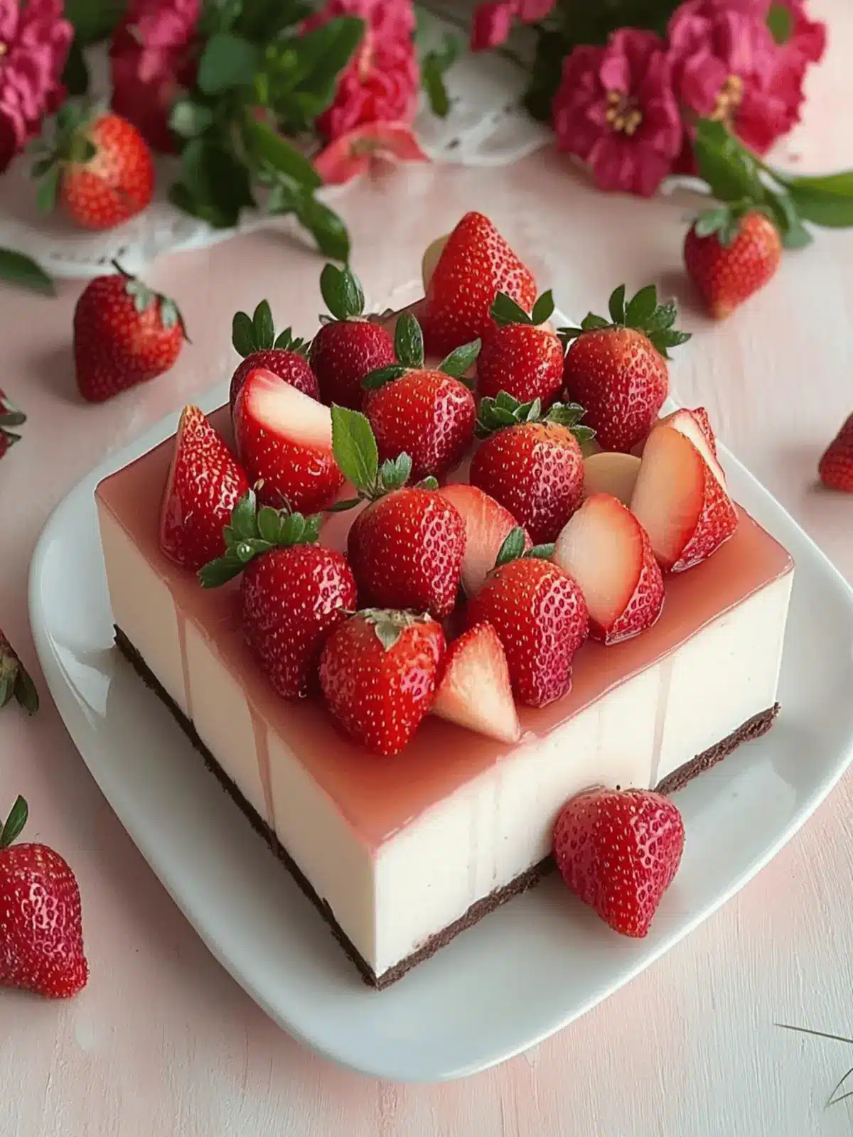 Delight in Apple and Strawberry Dessert Harmony Layers 2 Apple and Strawberry Dessert Harmony