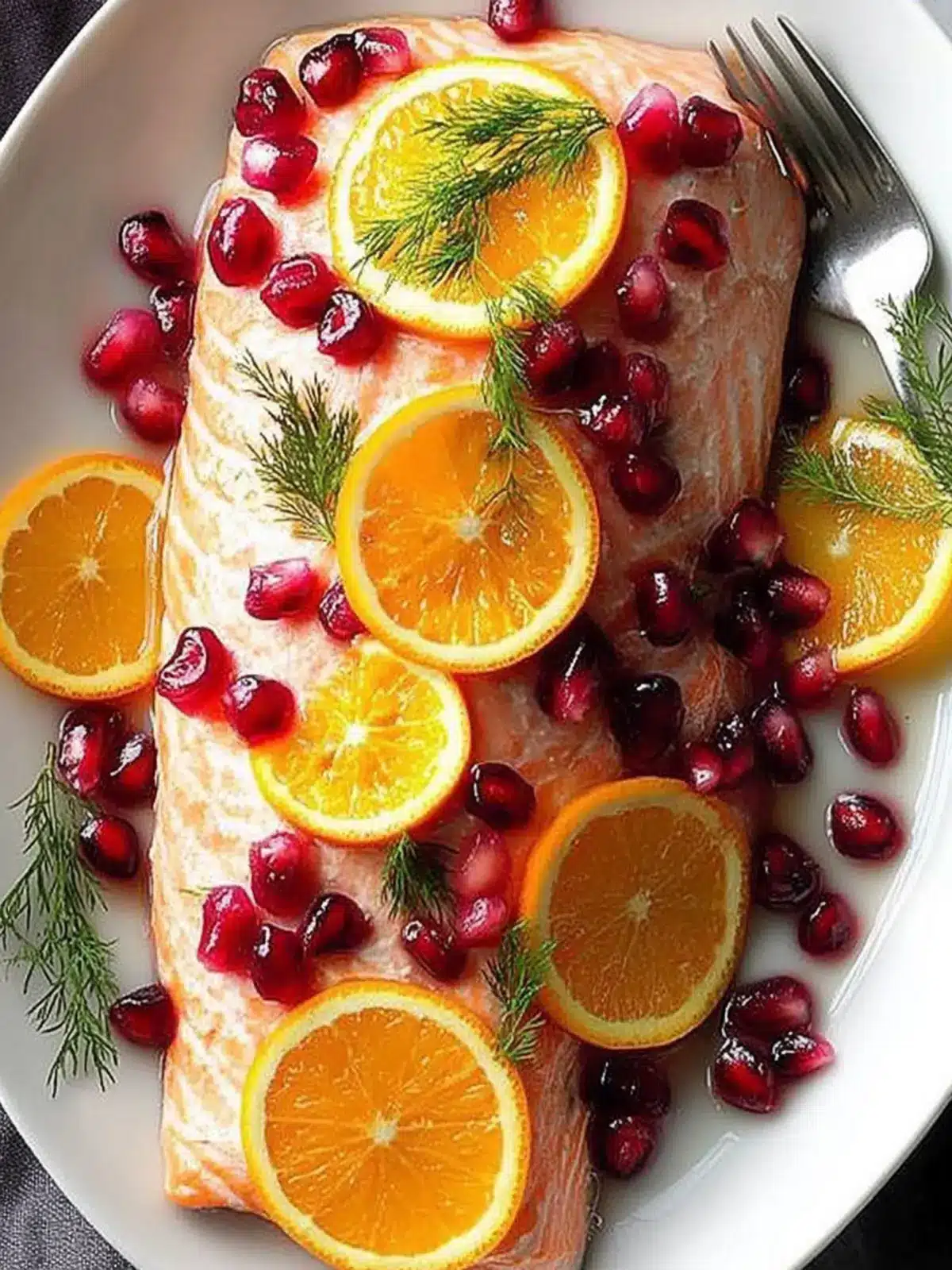 Zesty Orange Pomegranate Salmon for a Flavorful Dinner Delight 4 Orange Pomegranate Salmon