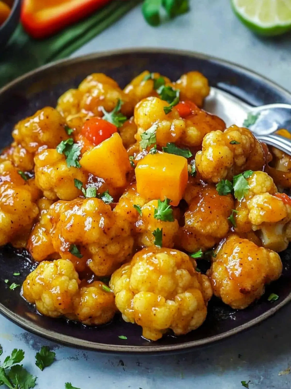 Chili Mango Glazed Cauliflower That'll Wow Your Taste Buds 3 Chili Mango Glazed Cauliflower