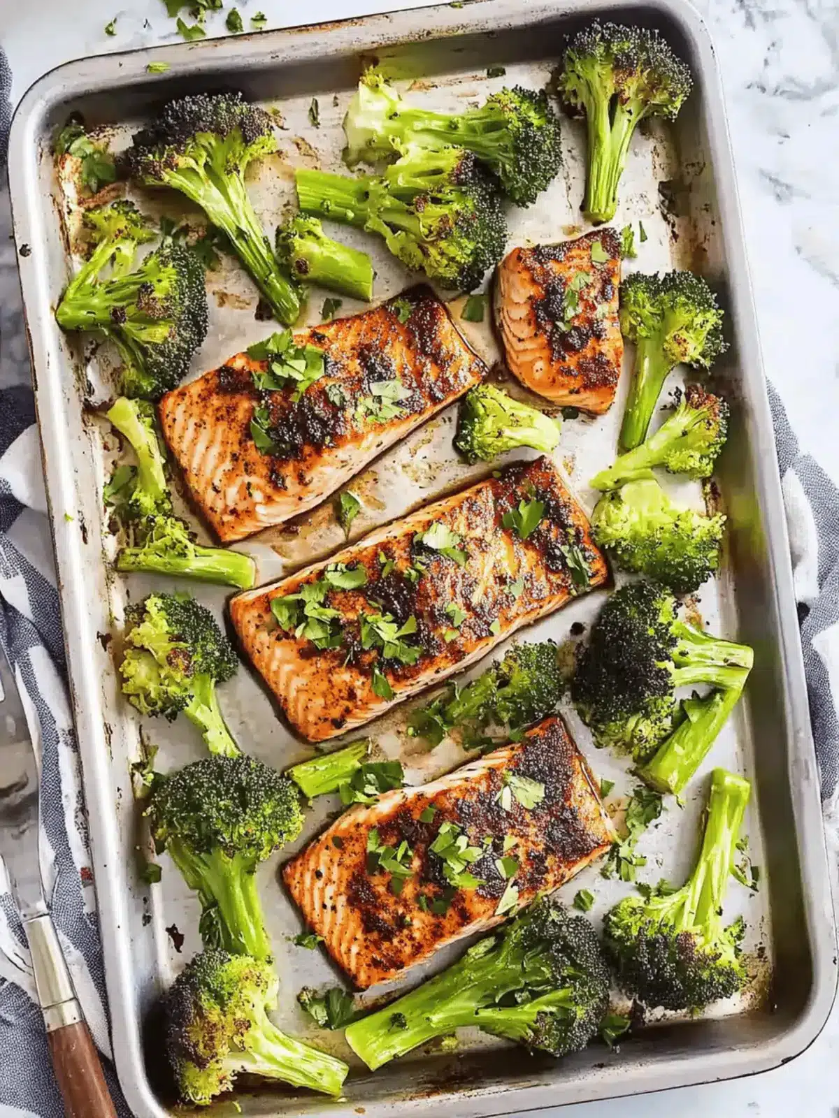 Sheet Pan Salmon and Broccoli with Miso Butter Magic 2 Sheet Pan Salmon and Broccoli with Miso Butter