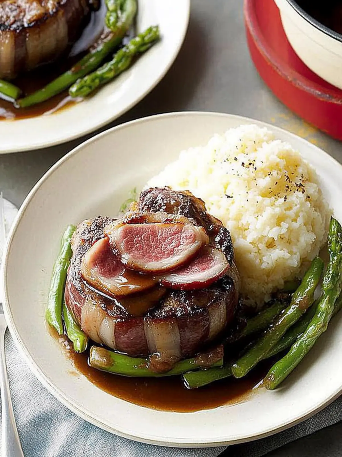 Savor the Flavor: Bacon-Wrapped Steak with Mushroom Magic 3 Bacon-Wrapped Steak