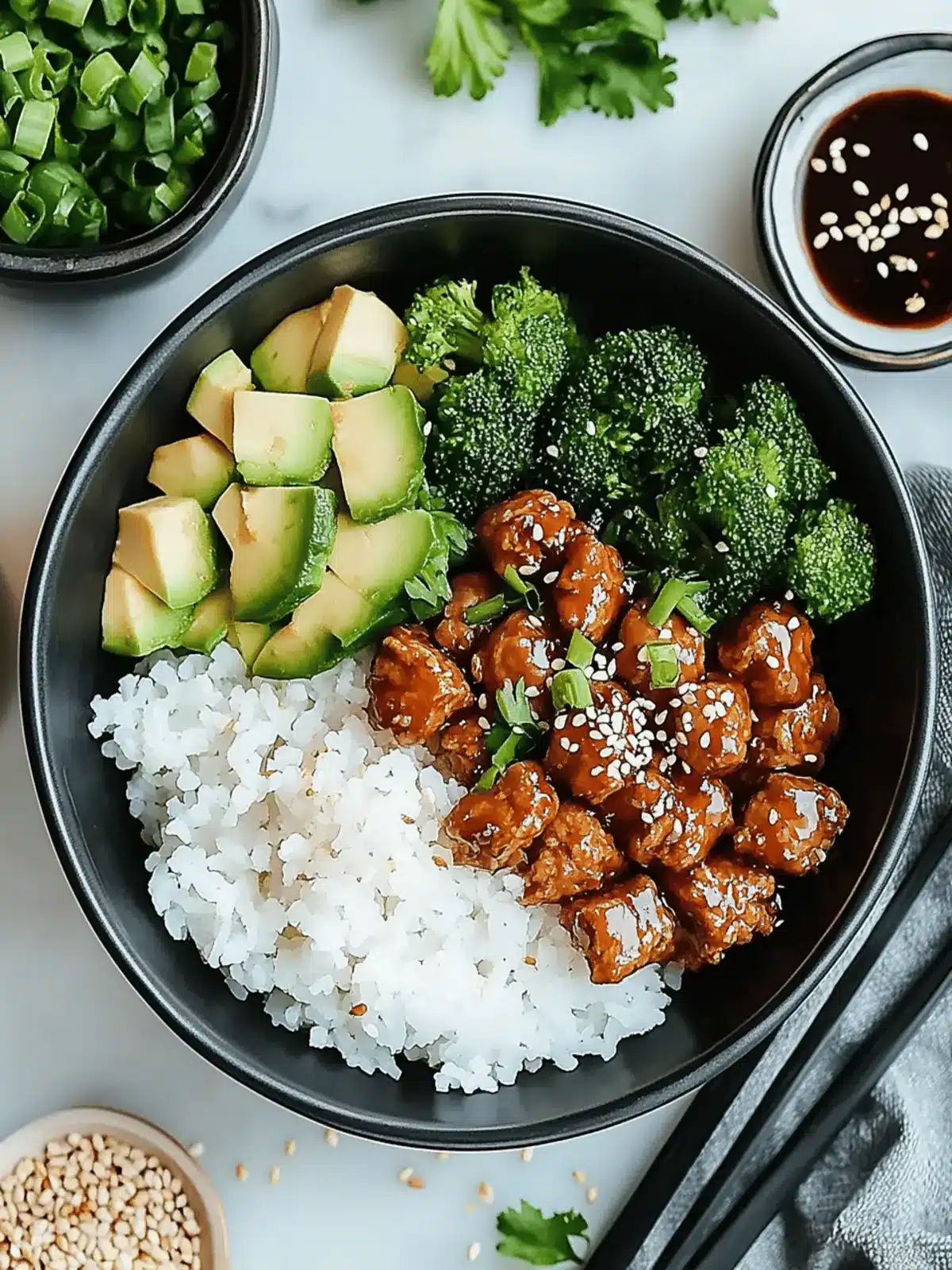 Savory Teriyaki Ground Turkey Bowl Ready in 35 Minutes! 2 Savory Teriyaki Ground Turkey Bowl Ready in 35 Minutes!