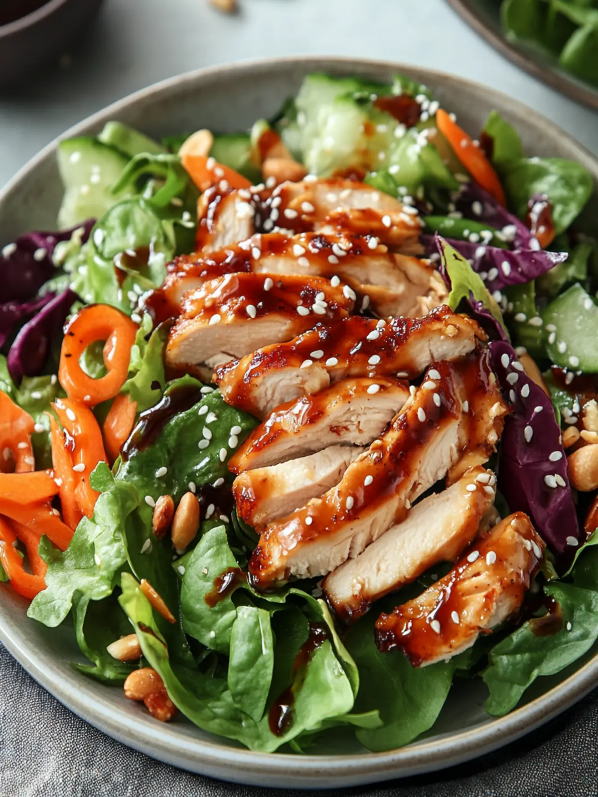 Deliciously Light Teriyaki Chicken Salad for Easy Meals 3 Teriyaki Chicken Salad