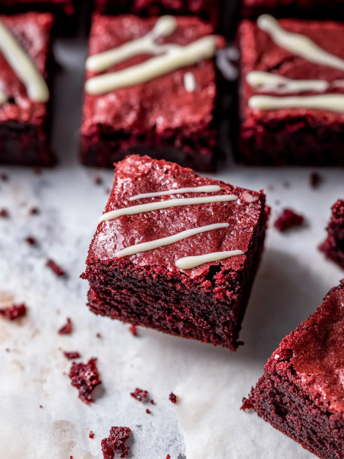 Indulge in Irresistible Red Velvet Brownies This Weekend 2 Red Velvet Brownies