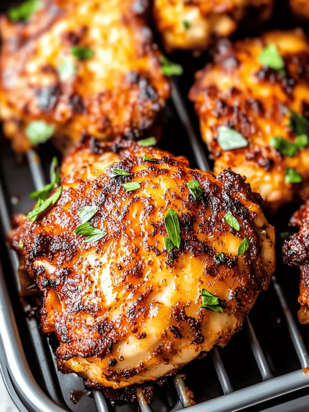 Crispy Air Fryer Chicken Thighs with Garlic Spice Magic 3 Crispy Air Fryer Chicken Thighs with Garlic Spice Magic