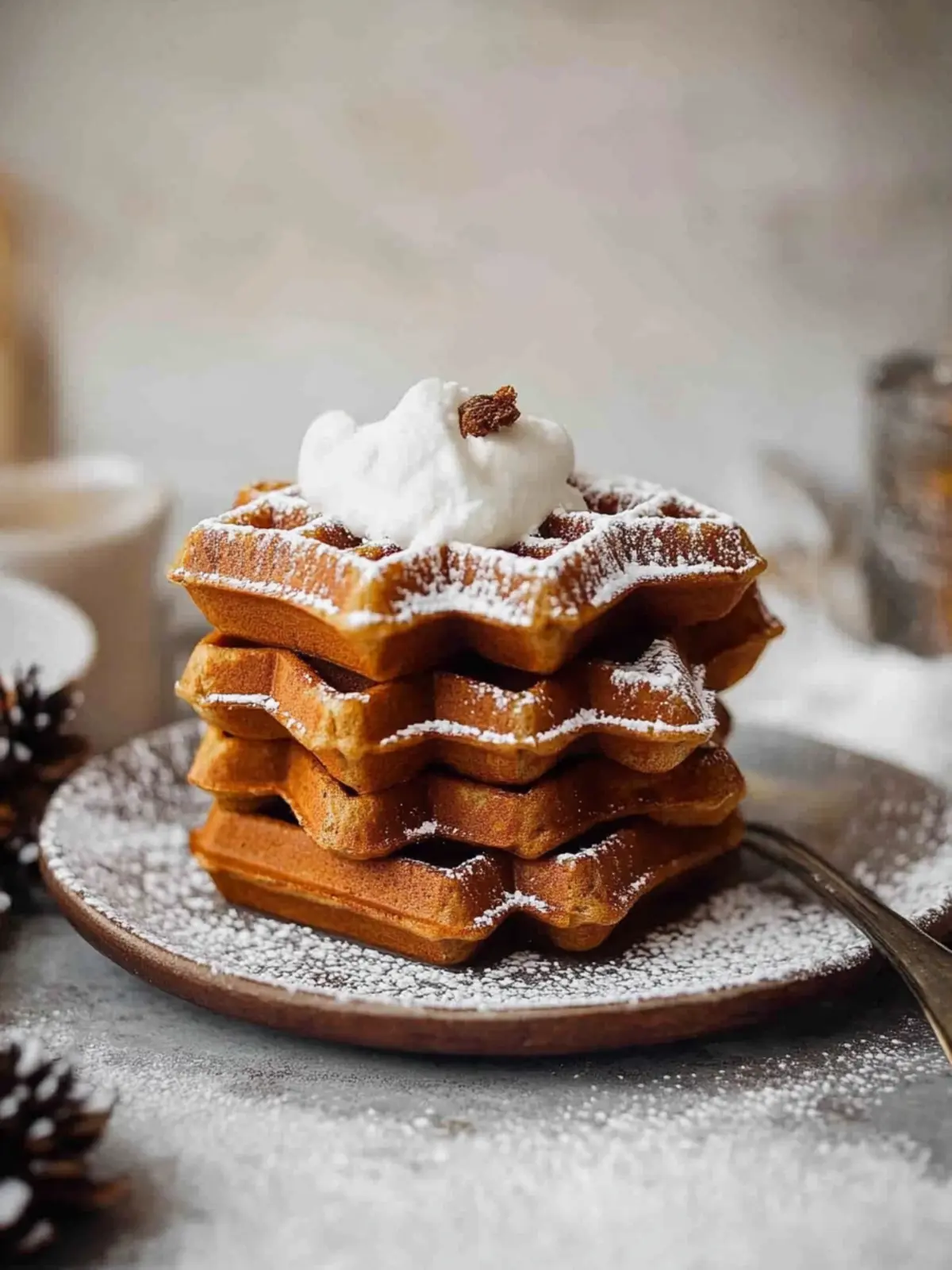 Christmas Morning Gingerbread Waffles That Wow Your Guests 4 Christmas Morning Gingerbread Waffles