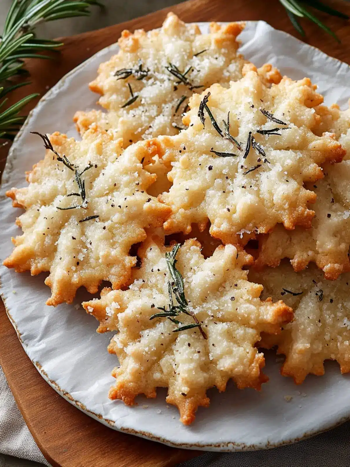Savory Rosemary-Parmesan Snowflake Cookies for a Festive Treat 2 Savory Rosemary-Parmesan Snowflake Cookies