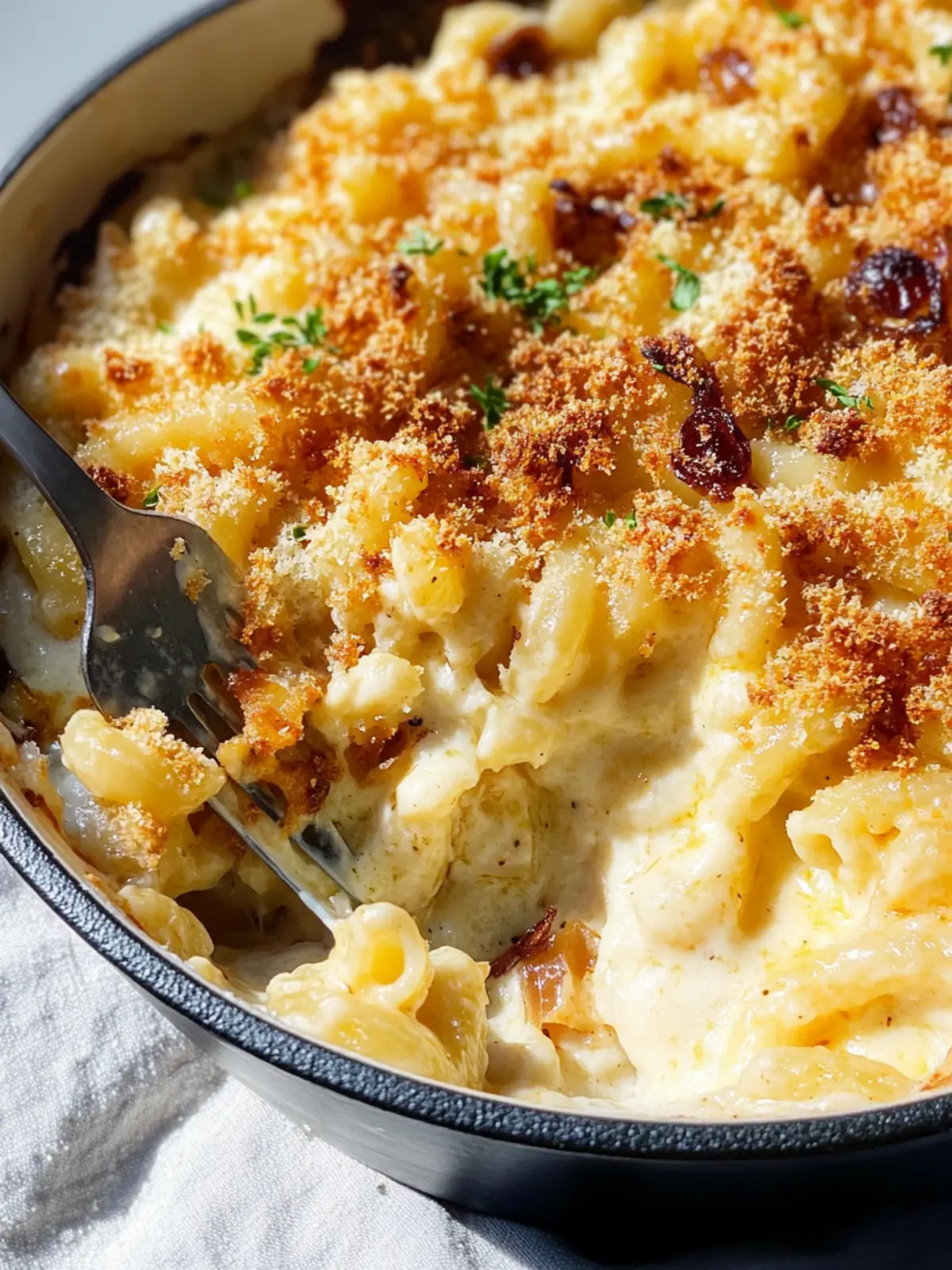Decadent French Onion Mac N Cheese for Ultimate Comfort 3 French Onion Mac N Cheese