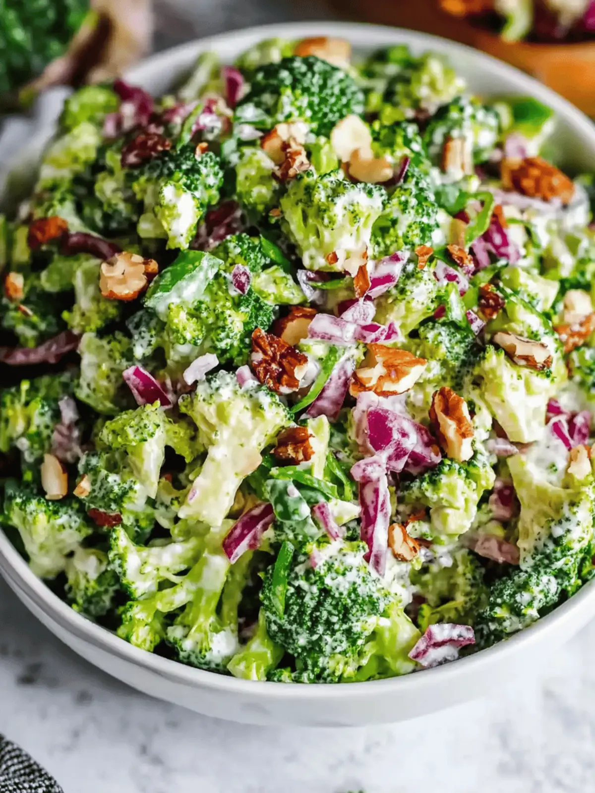 The Best Broccoli Salad with Bacon and Cranberries Delight 3 The Best Broccoli Salad
