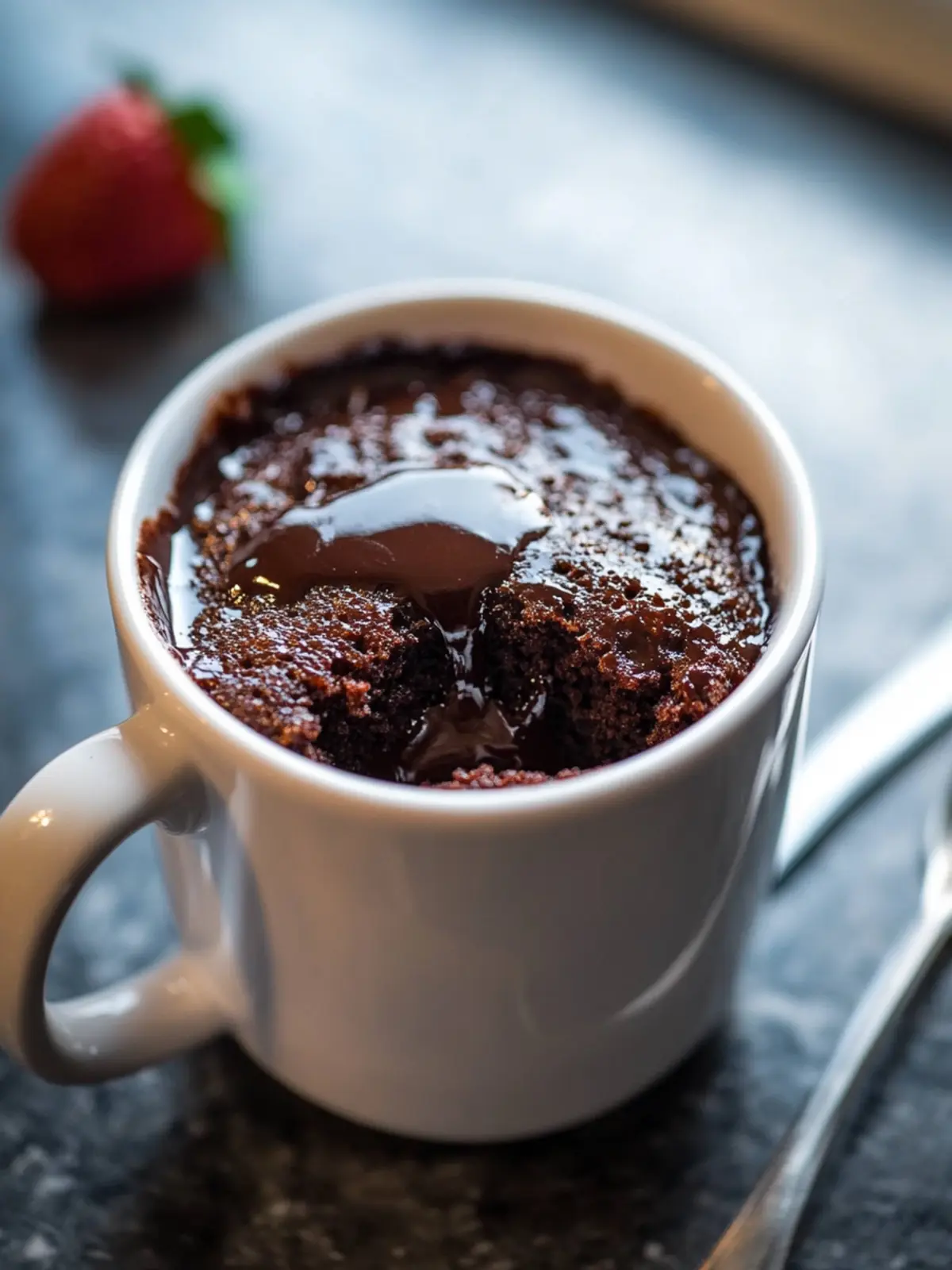 Indulge in a Molten Chocolate Mug Cake in 3 Minutes 4 Molten Chocolate Mug Cake in 3 Minutes
