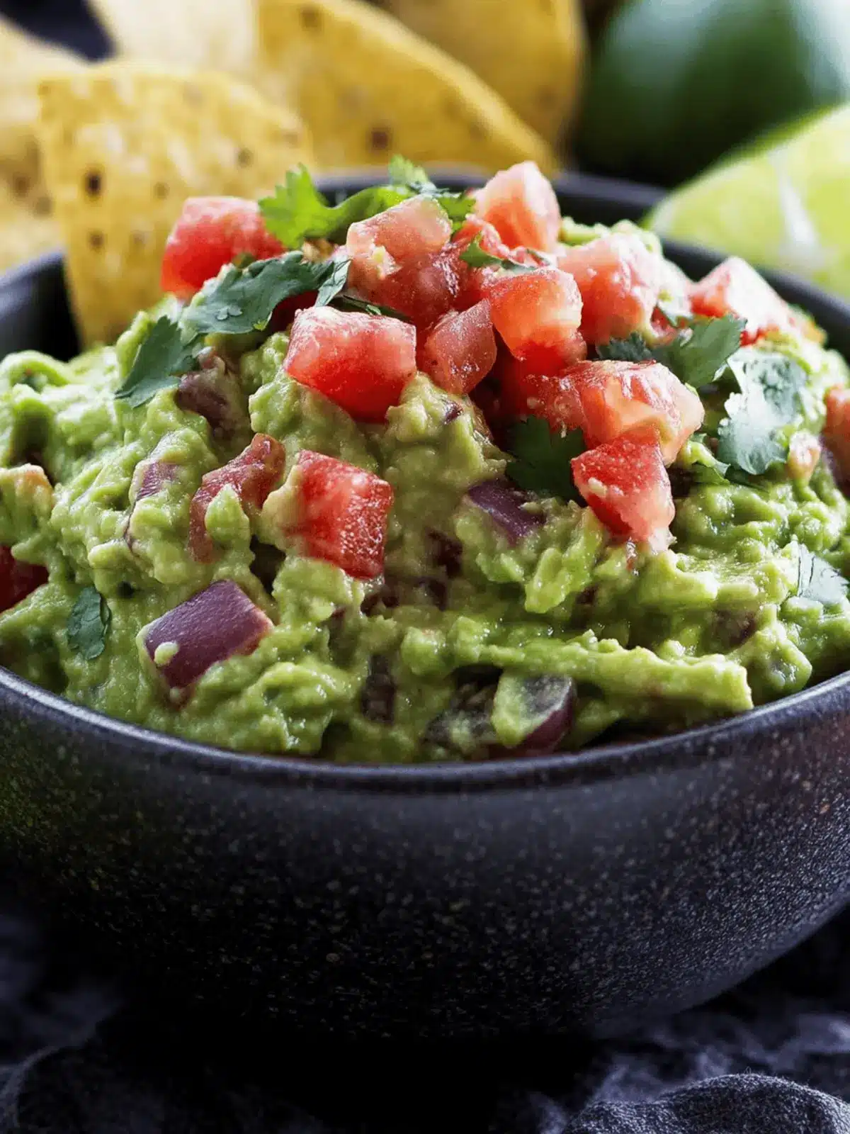 Spicy Chunky Guacamole: Your New Favorite Vegan Dip 2 Spicy Chunky Guacamole
