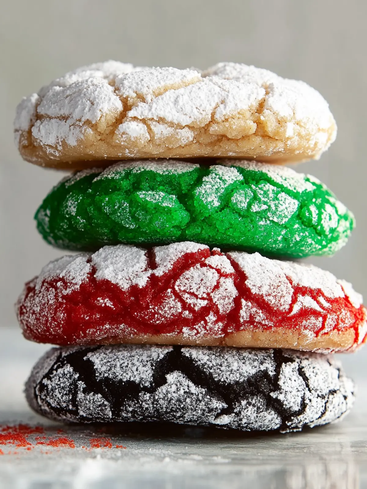 Kwanzaa Crinkle Cookies: Colorful Treats for Festive Fun 3 Kwanzaa Crinkle Cookies
