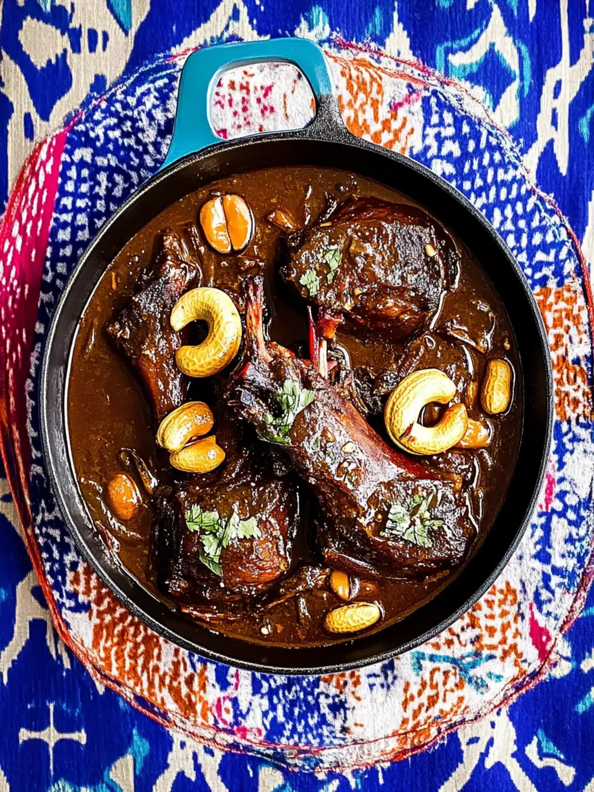 Savory Glazed Beef Shanks with Coffee and Peanuts Delight 4 Glazed Beef Shanks with Coffee and Peanuts