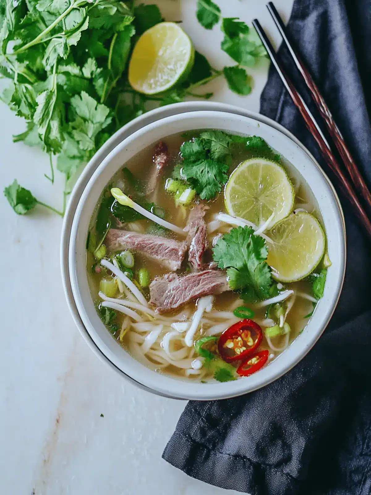 Delicious Homemade Pho: Your Authentic Vietnamese Noodle Soup 2 Pho (Vietnamese Noodle Soup)