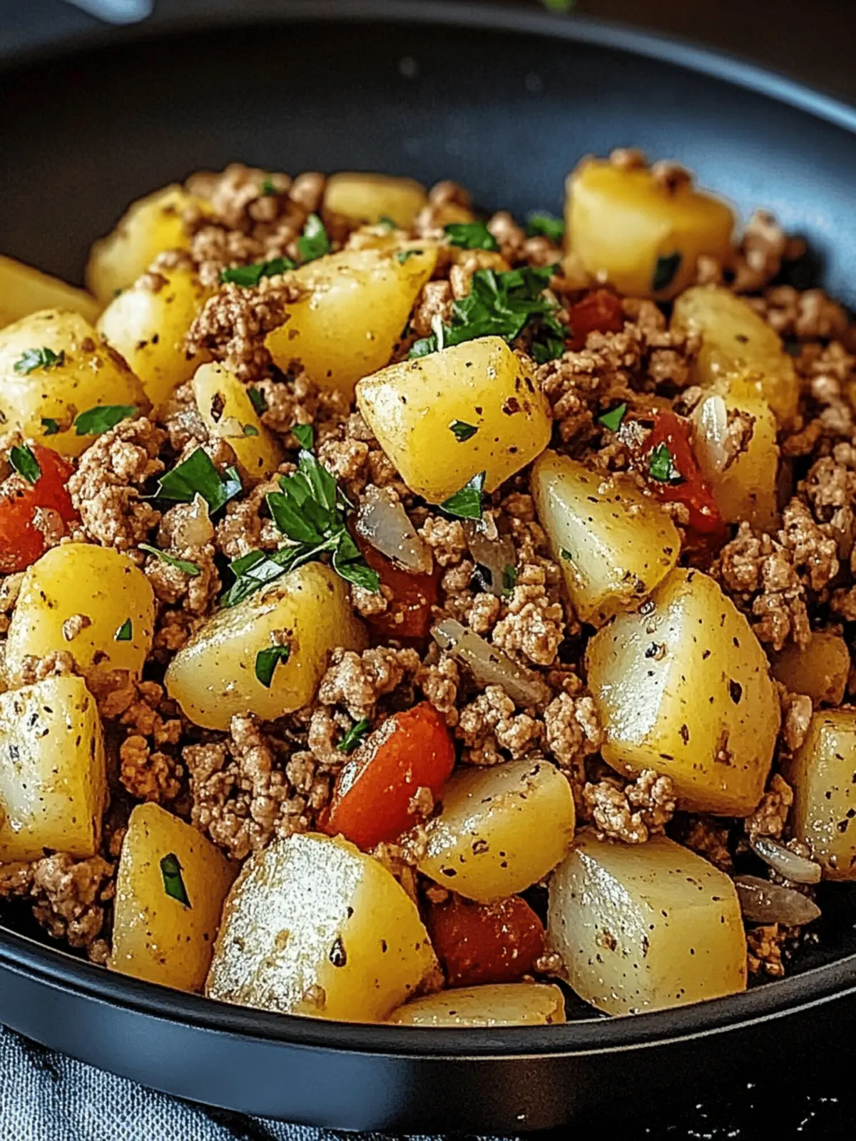 Savory Ground Turkey with Potatoes for a Quick Family Dinner 2 Savory Ground Turkey with Potatoes for a Quick Family Dinner