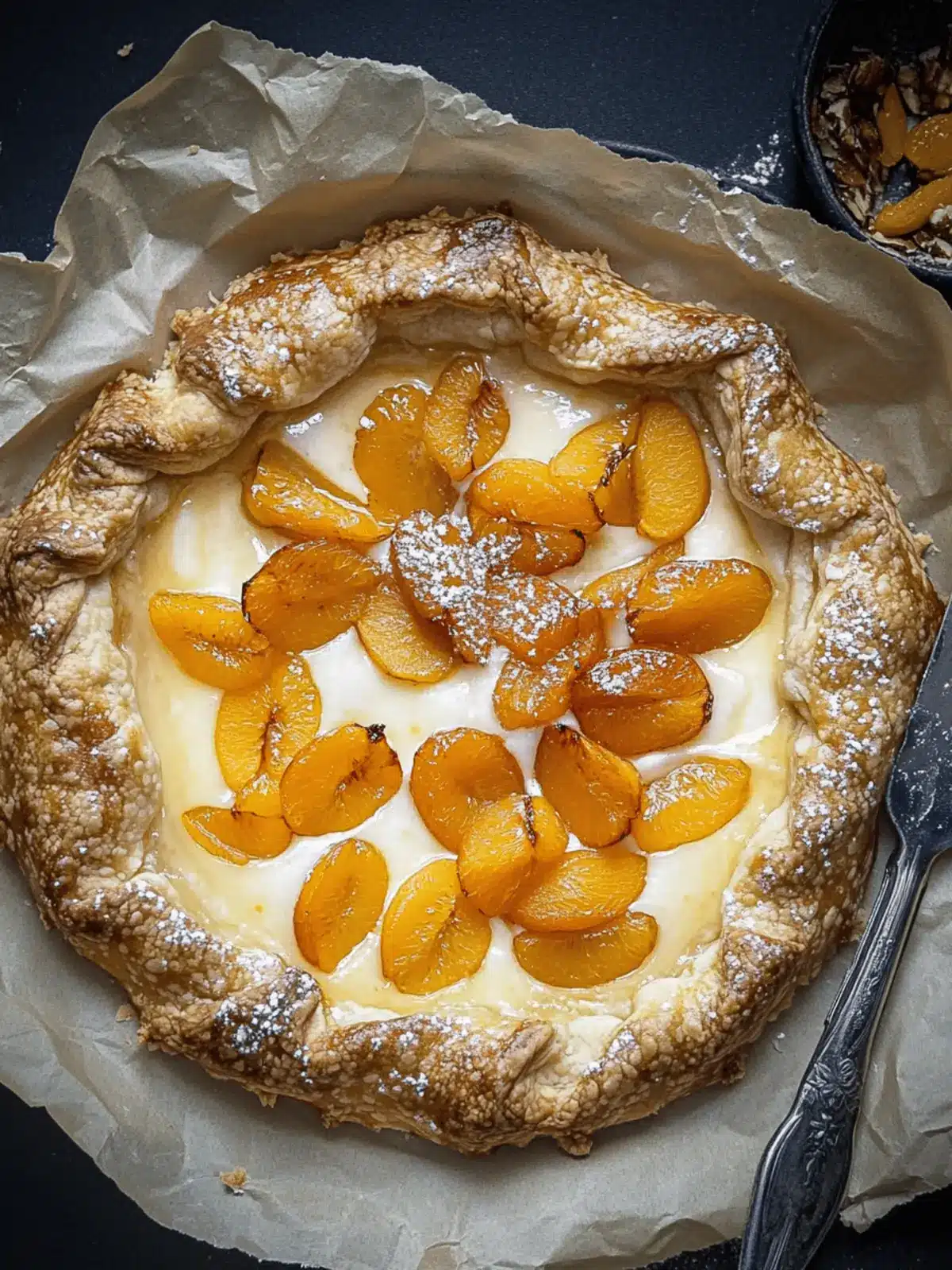 Apricot Cheesecake Fillo Galette: A Delightful Homemade Treat 4 Apricot Cheesecake Fillo Galette