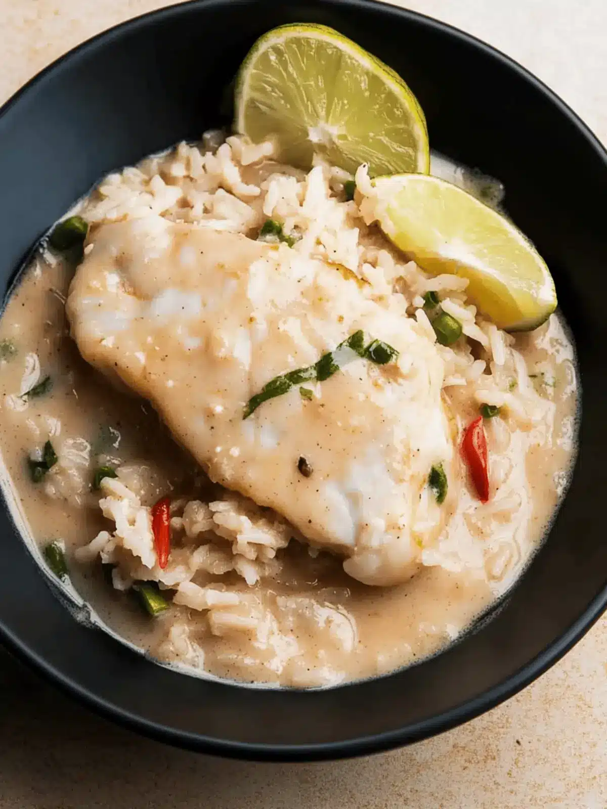 Miso-Coconut Poached Cod with Pandan Rice: A Flavor Delight 4 Miso-Coconut Poached Cod with Pandan Rice