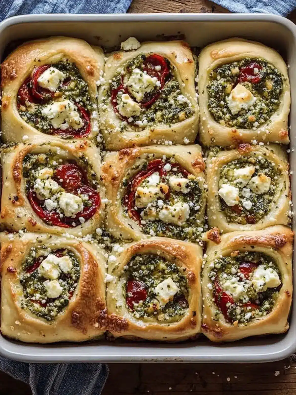 Mouthwatering Pesto Feta Rolls You ll Love at Home 4 Pesto Feta Rolls