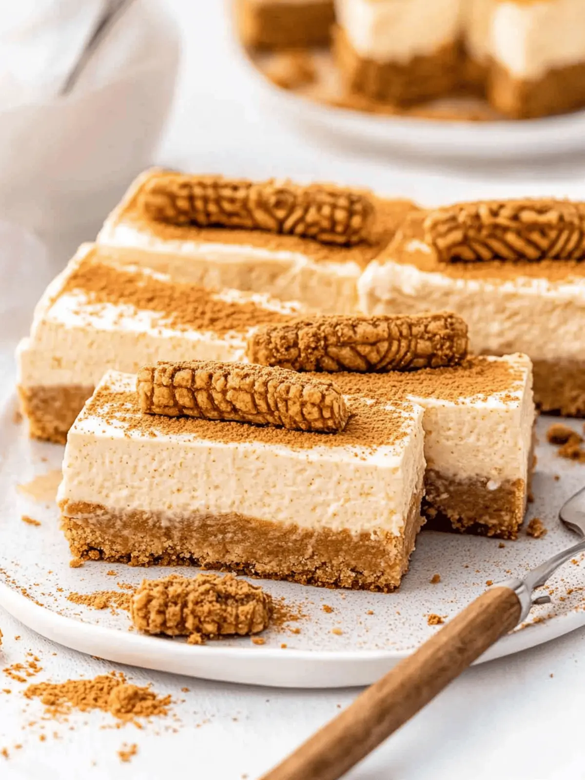 Irresistible No Bake Biscoff Cheesecake Bars to Delight Yourself 2 No bake Biscoff cheesecake bars