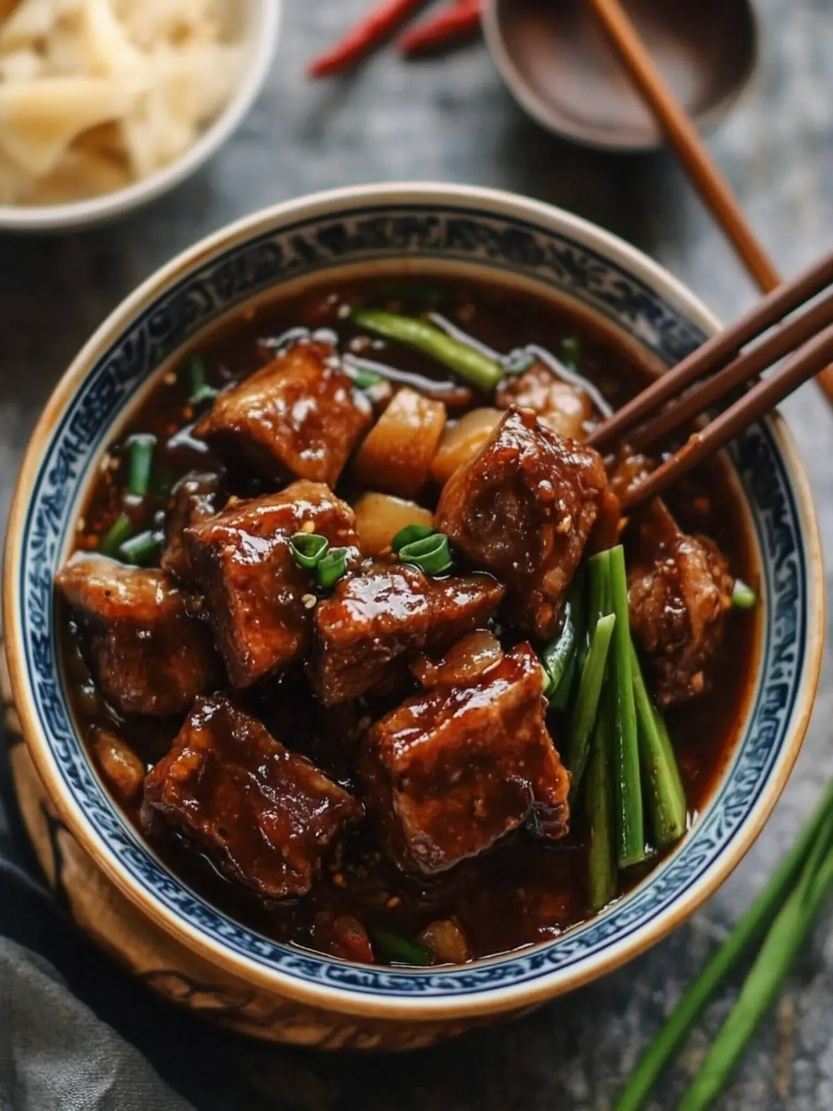 Savory Braised Pork Ribs and Taro Stew for Comforting Meals 4 Braised Pork Ribs and Taro Stew