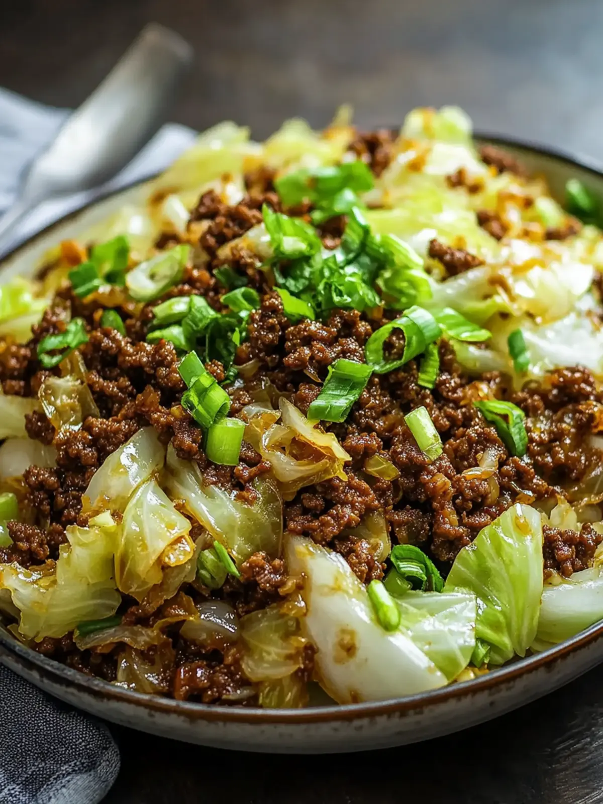 Low-Carb Mongolian Ground Beef and Cabbage Ready in 30 Minutes 4 Low-Carb Mongolian Ground Beef and Cabbage
