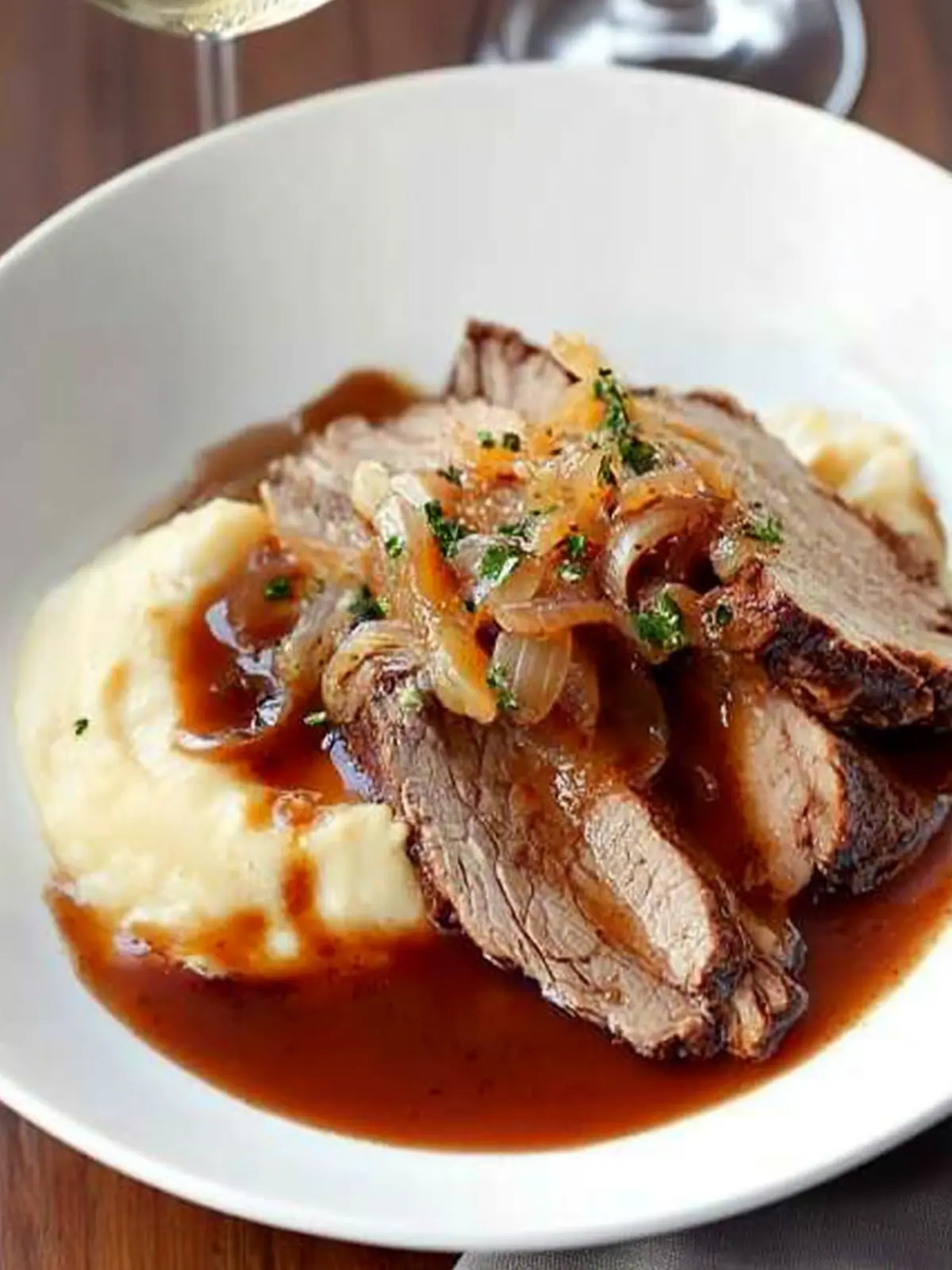 Perfect Braised Brisket with Beer & Onion Sauce Bliss 3 Braised Brisket with Beer & Onion Sauce